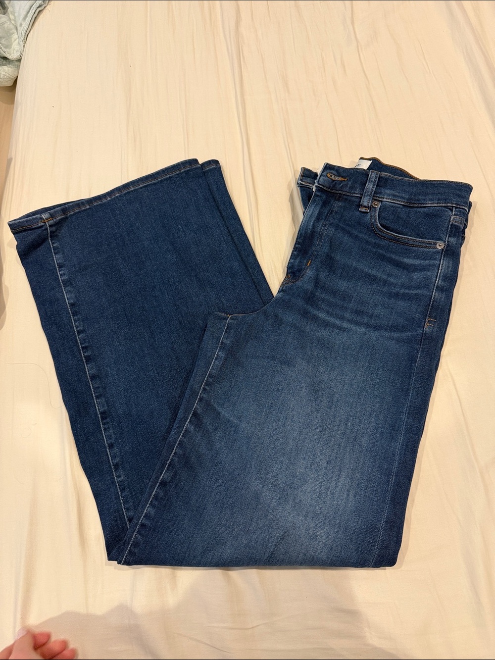 Frame Denim High-Rise Women's Jeans in Dark Blue Wash 29